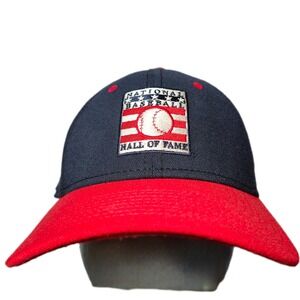 NEW ERA MLB Baseball Hall of Fame 75 Years 39Thirty Hat Large XL Navy Red